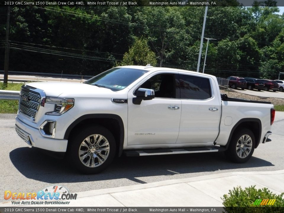 2019 GMC Sierra 1500 Denali Crew Cab 4WD White Frost Tricoat / Jet Black Photo #16