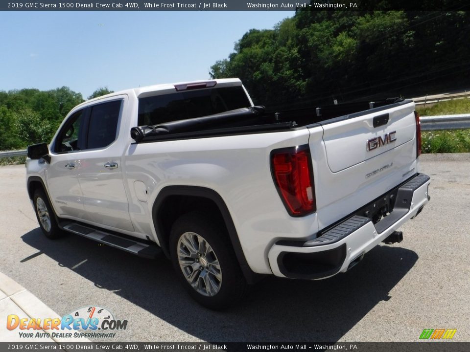 2019 GMC Sierra 1500 Denali Crew Cab 4WD White Frost Tricoat / Jet Black Photo #17