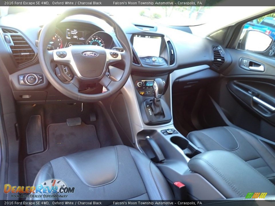 2016 Ford Escape SE 4WD Oxford White / Charcoal Black Photo #19