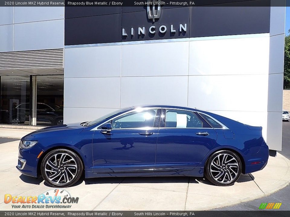 Rhapsody Blue Metallic 2020 Lincoln MKZ Hybrid Reserve Photo #2