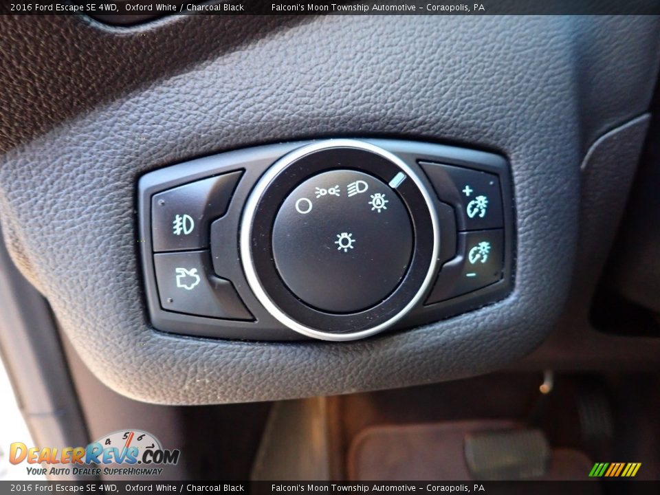 2016 Ford Escape SE 4WD Oxford White / Charcoal Black Photo #23