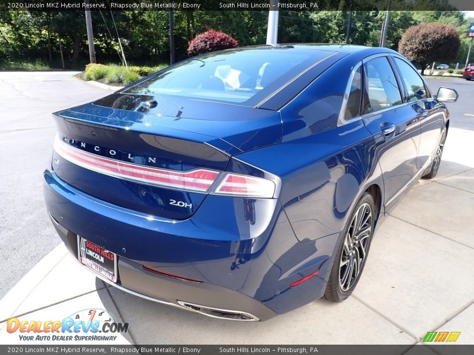 2020 Lincoln MKZ Hybrid Reserve Rhapsody Blue Metallic / Ebony Photo #6