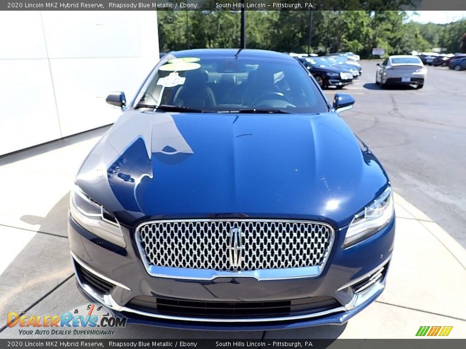 2020 Lincoln MKZ Hybrid Reserve Rhapsody Blue Metallic / Ebony Photo #9