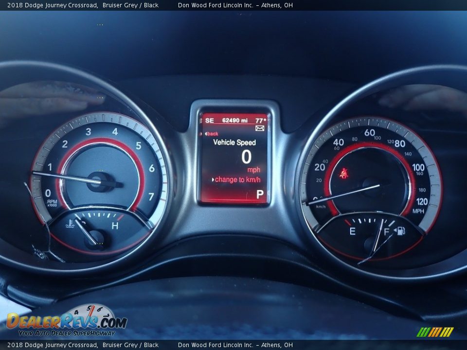 2018 Dodge Journey Crossroad Bruiser Grey / Black Photo #2