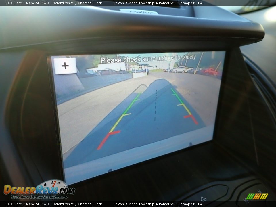 2016 Ford Escape SE 4WD Oxford White / Charcoal Black Photo #29