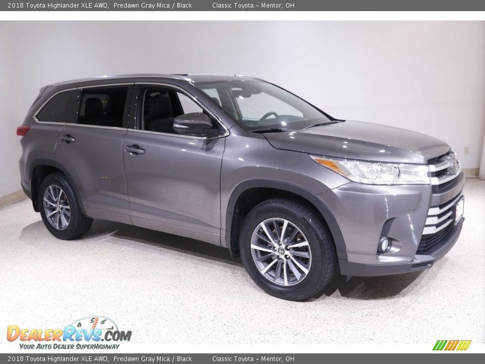 2018 Toyota Highlander XLE AWD Predawn Gray Mica / Black Photo #1