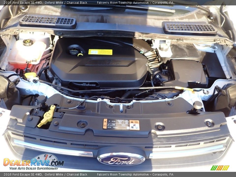 2016 Ford Escape SE 4WD Oxford White / Charcoal Black Photo #30