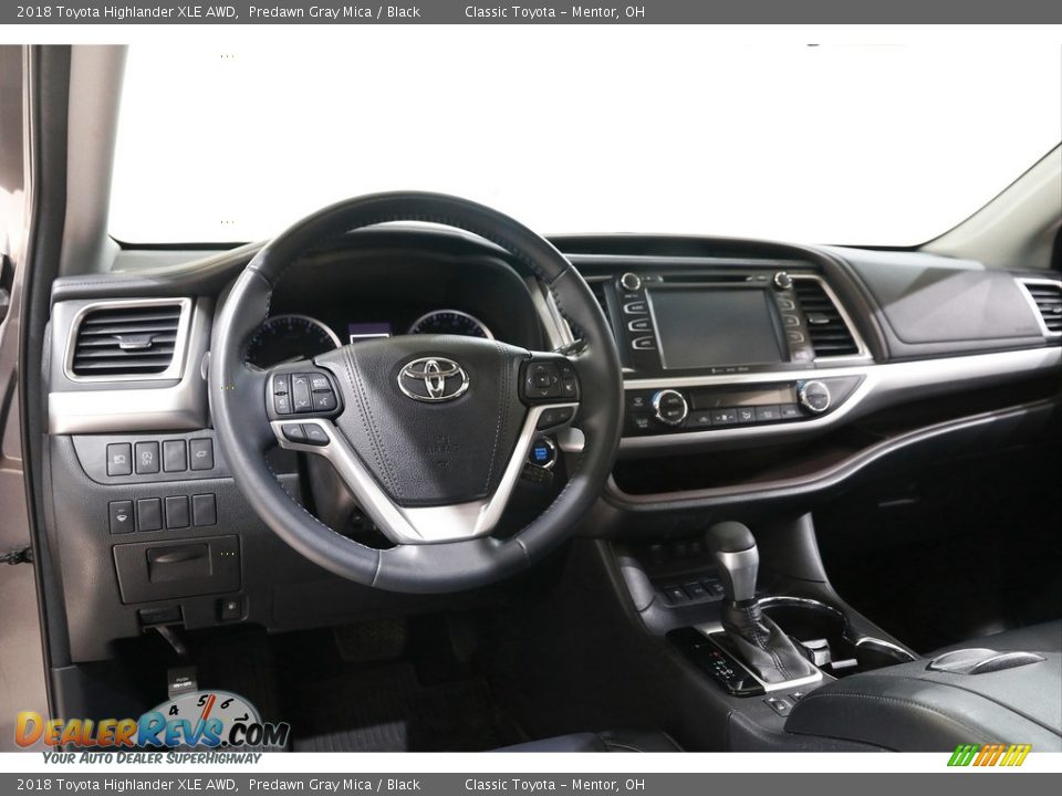 2018 Toyota Highlander XLE AWD Predawn Gray Mica / Black Photo #6