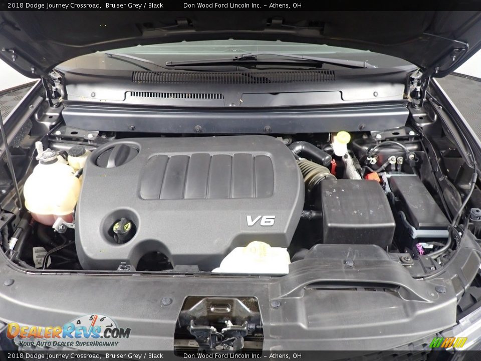 2018 Dodge Journey Crossroad Bruiser Grey / Black Photo #8