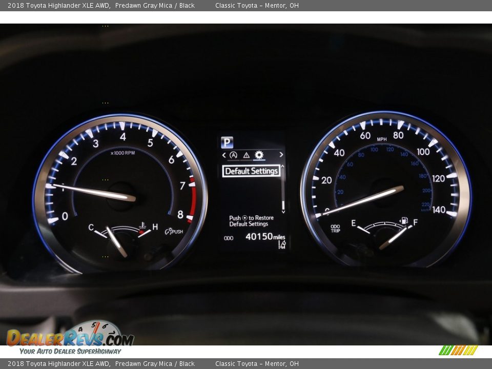 2018 Toyota Highlander XLE AWD Predawn Gray Mica / Black Photo #8