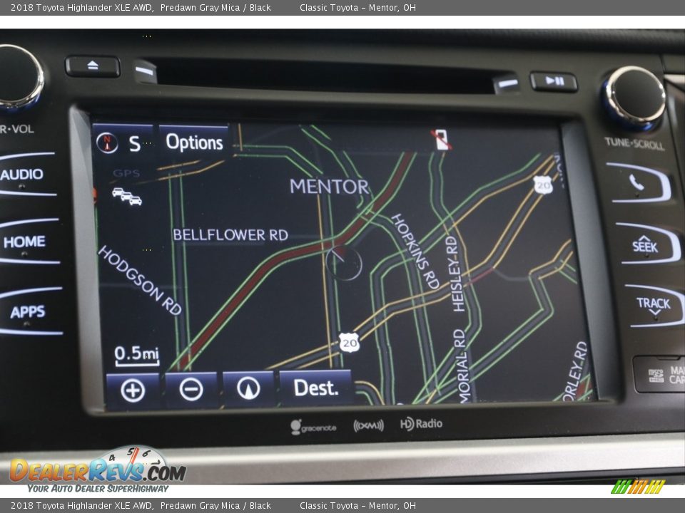 2018 Toyota Highlander XLE AWD Predawn Gray Mica / Black Photo #11