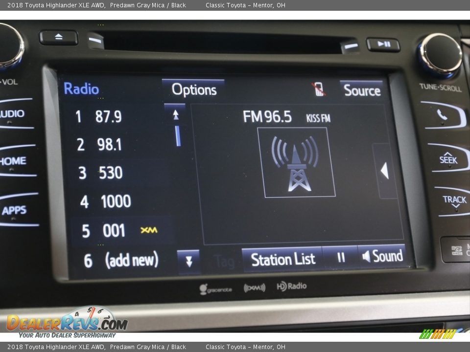 2018 Toyota Highlander XLE AWD Predawn Gray Mica / Black Photo #12