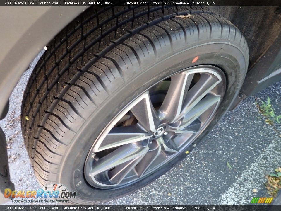 2018 Mazda CX-5 Touring AWD Machine Gray Metallic / Black Photo #5