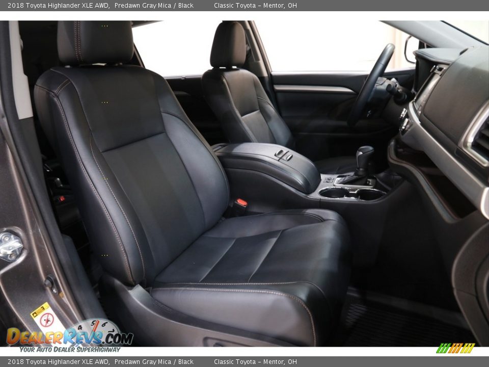 2018 Toyota Highlander XLE AWD Predawn Gray Mica / Black Photo #16