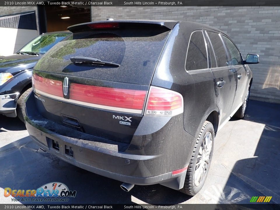 2010 Lincoln MKX AWD Tuxedo Black Metallic / Charcoal Black Photo #4