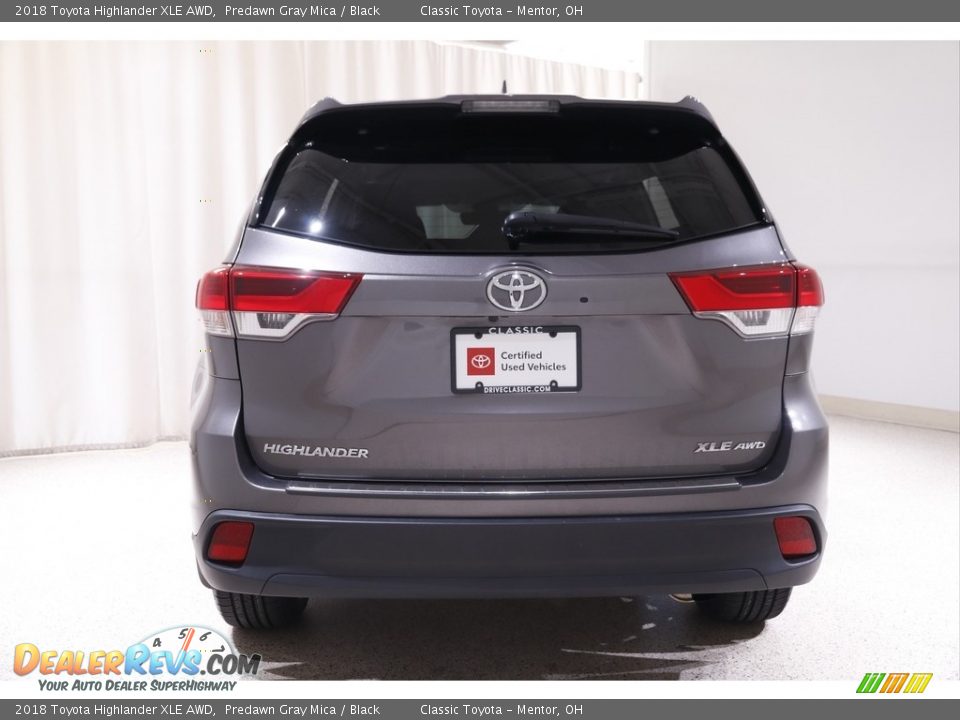 2018 Toyota Highlander XLE AWD Predawn Gray Mica / Black Photo #20
