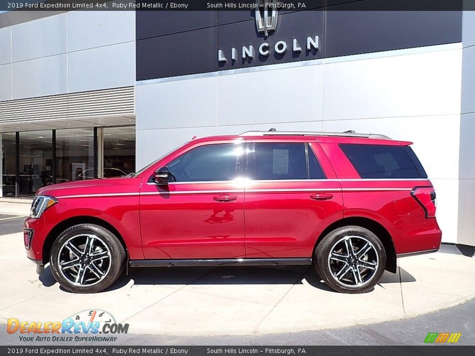 2019 Ford Expedition Limited 4x4 Ruby Red Metallic / Ebony Photo #2