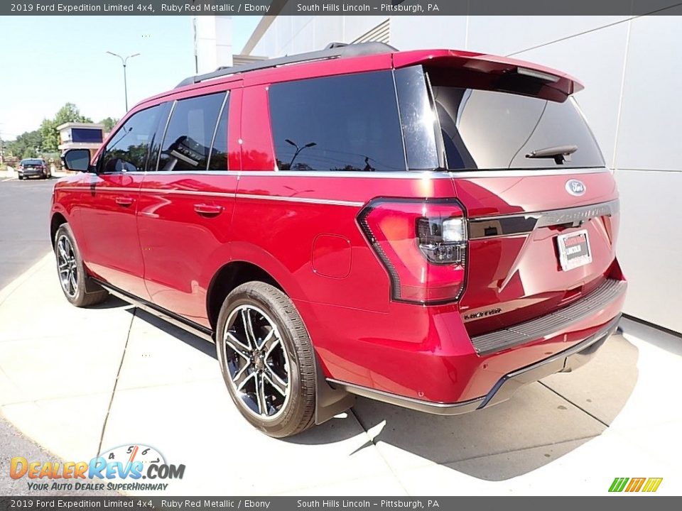 2019 Ford Expedition Limited 4x4 Ruby Red Metallic / Ebony Photo #3