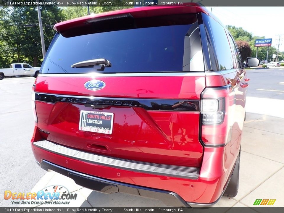 2019 Ford Expedition Limited 4x4 Ruby Red Metallic / Ebony Photo #6