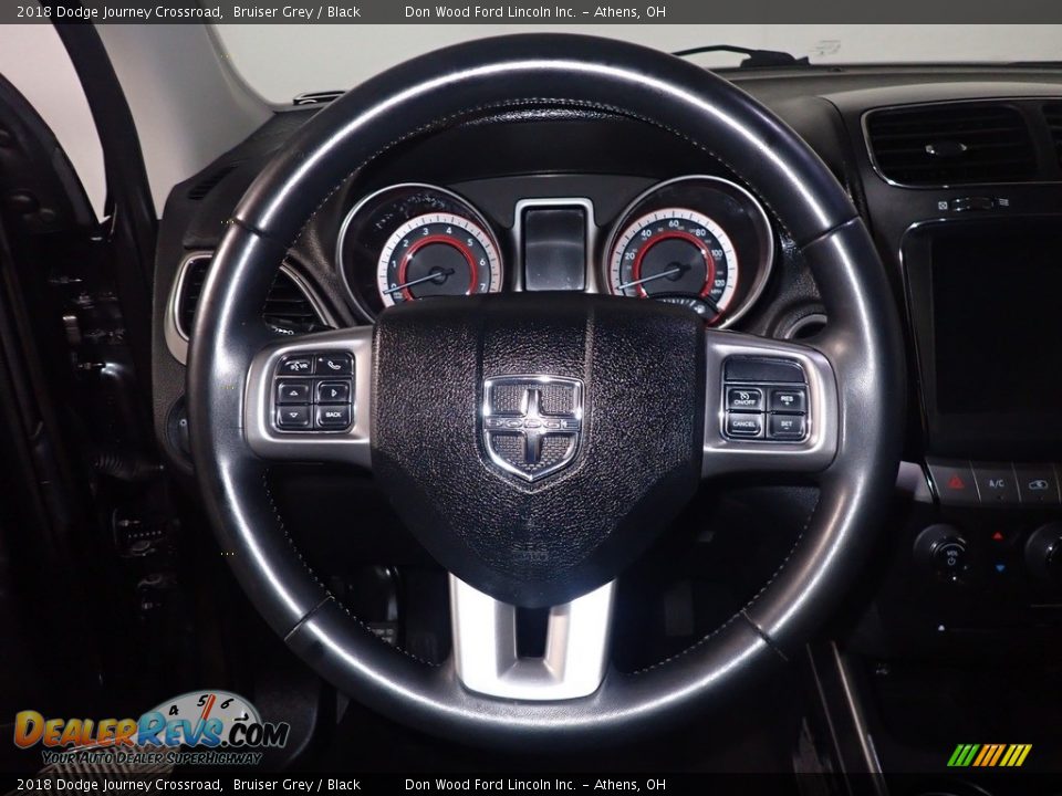 2018 Dodge Journey Crossroad Bruiser Grey / Black Photo #28