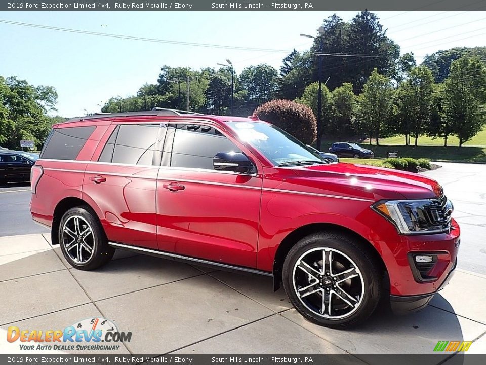 2019 Ford Expedition Limited 4x4 Ruby Red Metallic / Ebony Photo #7