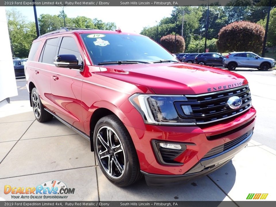 2019 Ford Expedition Limited 4x4 Ruby Red Metallic / Ebony Photo #8