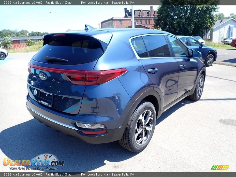2022 Kia Sportage LX AWD Pacific Blue / Gray Photo #2
