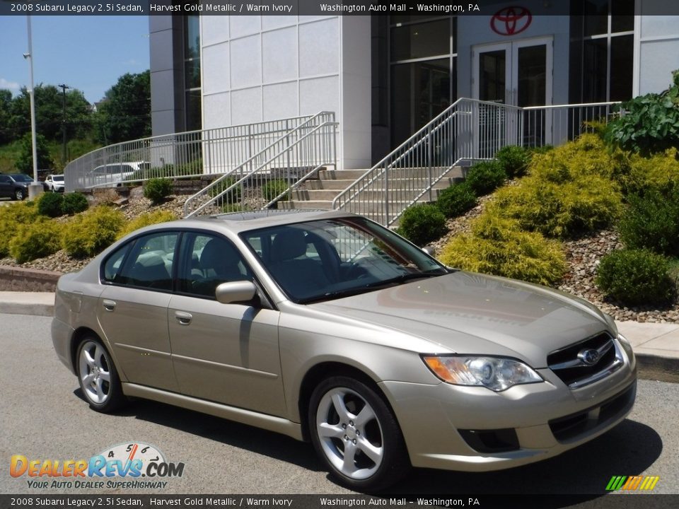 2008 Subaru Legacy 2.5i Sedan Harvest Gold Metallic / Warm Ivory Photo #1