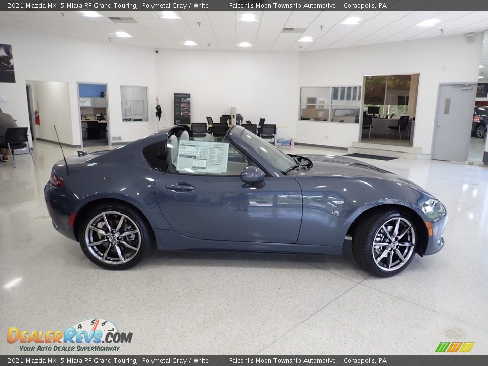 Polymetal Gray 2021 Mazda MX-5 Miata RF Grand Touring Photo #1