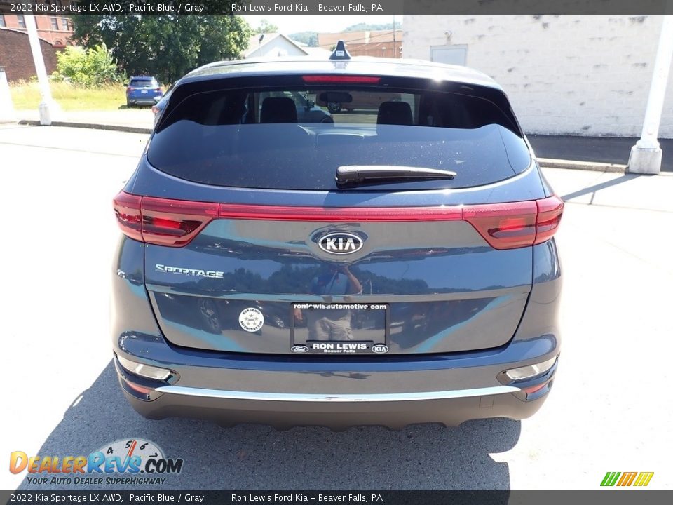 2022 Kia Sportage LX AWD Pacific Blue / Gray Photo #8