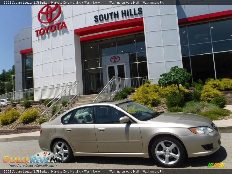 2008 Subaru Legacy 2.5i Sedan Harvest Gold Metallic / Warm Ivory Photo #2