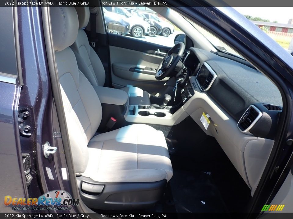 2022 Kia Sportage LX AWD Pacific Blue / Gray Photo #11