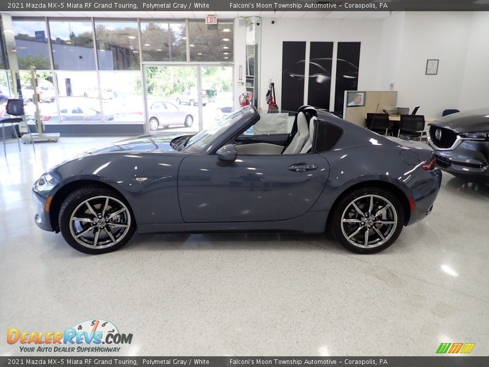 Polymetal Gray 2021 Mazda MX-5 Miata RF Grand Touring Photo #8