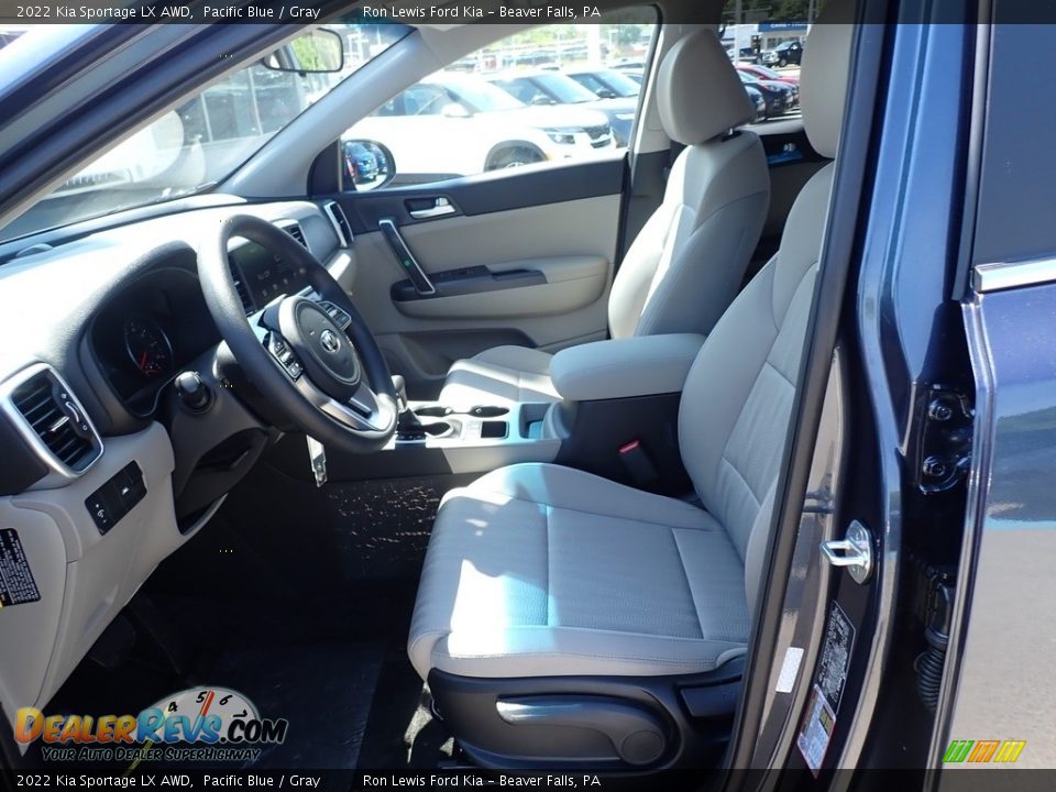 2022 Kia Sportage LX AWD Pacific Blue / Gray Photo #14