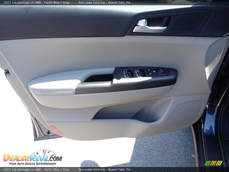 2022 Kia Sportage LX AWD Pacific Blue / Gray Photo #15