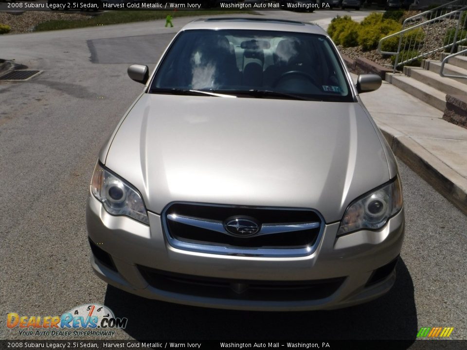 2008 Subaru Legacy 2.5i Sedan Harvest Gold Metallic / Warm Ivory Photo #9