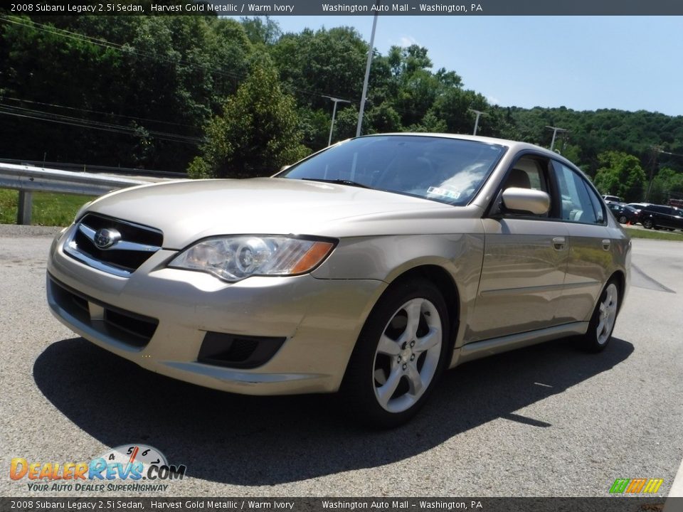 2008 Subaru Legacy 2.5i Sedan Harvest Gold Metallic / Warm Ivory Photo #10