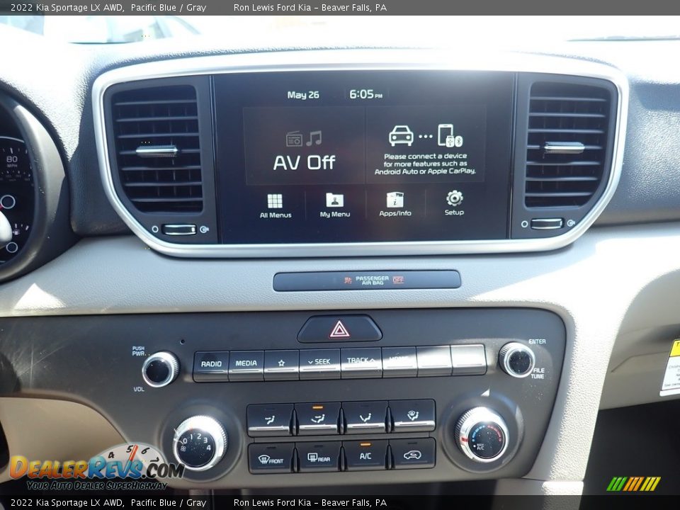 2022 Kia Sportage LX AWD Pacific Blue / Gray Photo #18