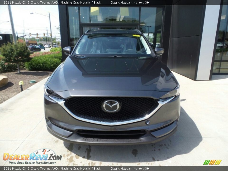 2021 Mazda CX-5 Grand Touring AWD Machine Gray Metallic / Black Photo #2