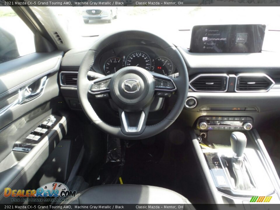 2021 Mazda CX-5 Grand Touring AWD Machine Gray Metallic / Black Photo #4