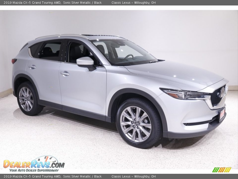 2019 Mazda CX-5 Grand Touring AWD Sonic Silver Metallic / Black Photo #1