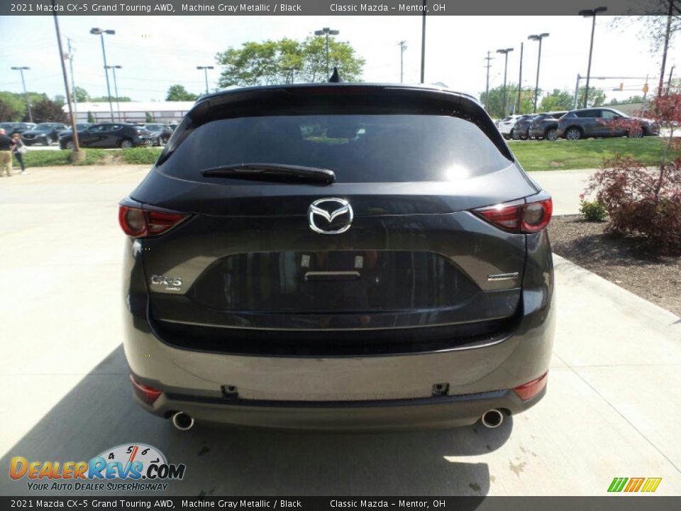 2021 Mazda CX-5 Grand Touring AWD Machine Gray Metallic / Black Photo #5