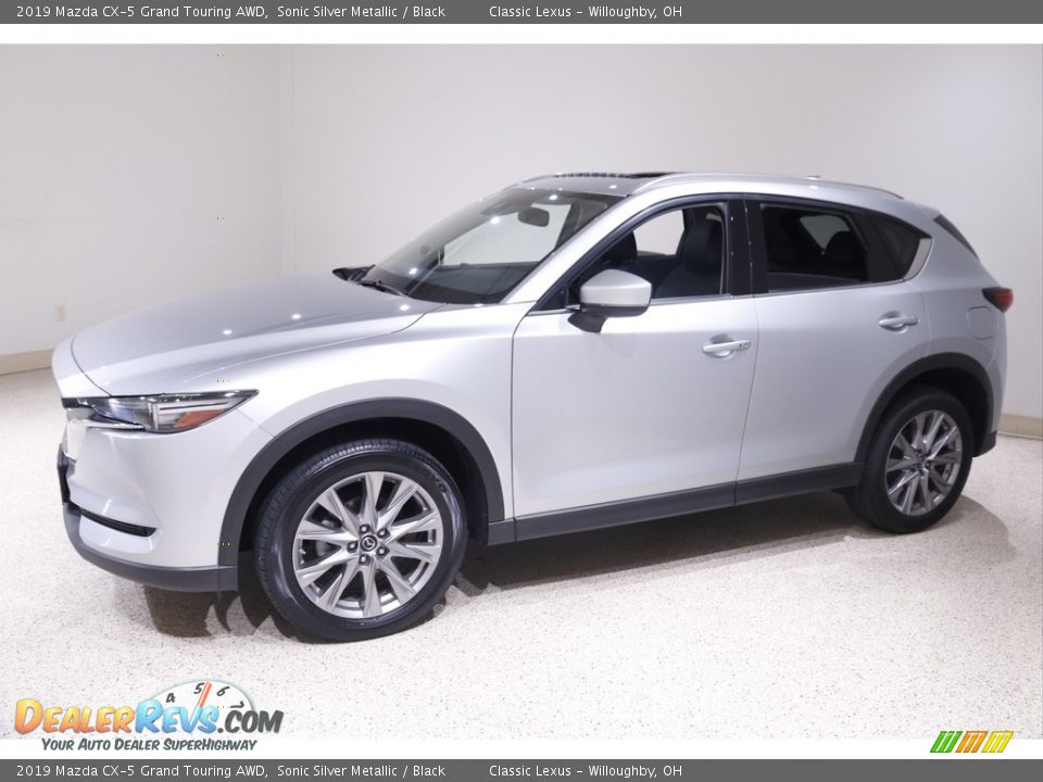 2019 Mazda CX-5 Grand Touring AWD Sonic Silver Metallic / Black Photo #3