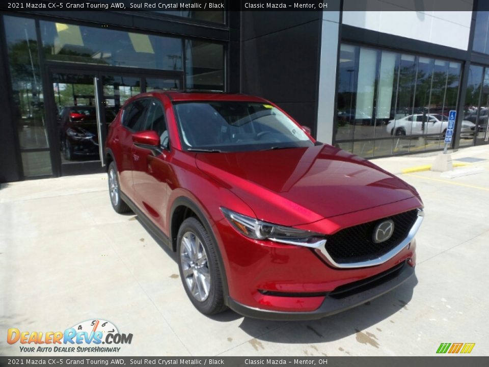 2021 Mazda CX-5 Grand Touring AWD Soul Red Crystal Metallic / Black Photo #1
