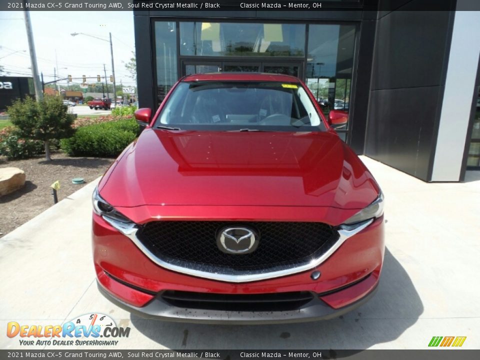 2021 Mazda CX-5 Grand Touring AWD Soul Red Crystal Metallic / Black Photo #2