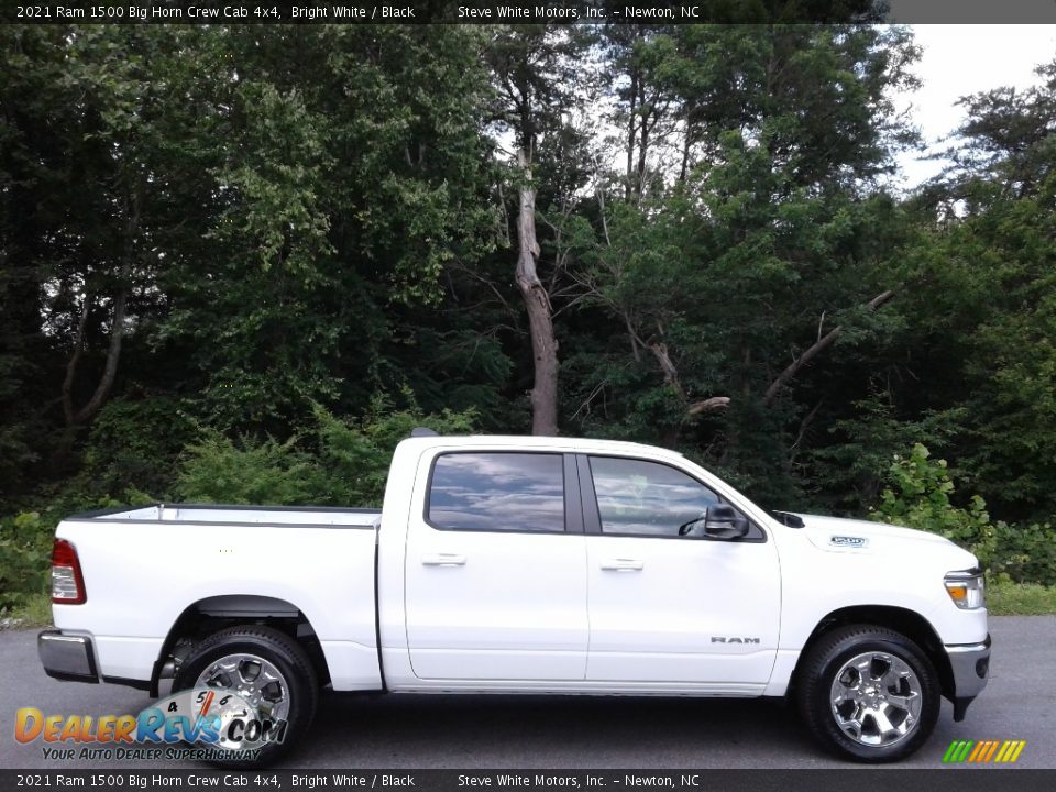 2021 Ram 1500 Big Horn Crew Cab 4x4 Bright White / Black Photo #5