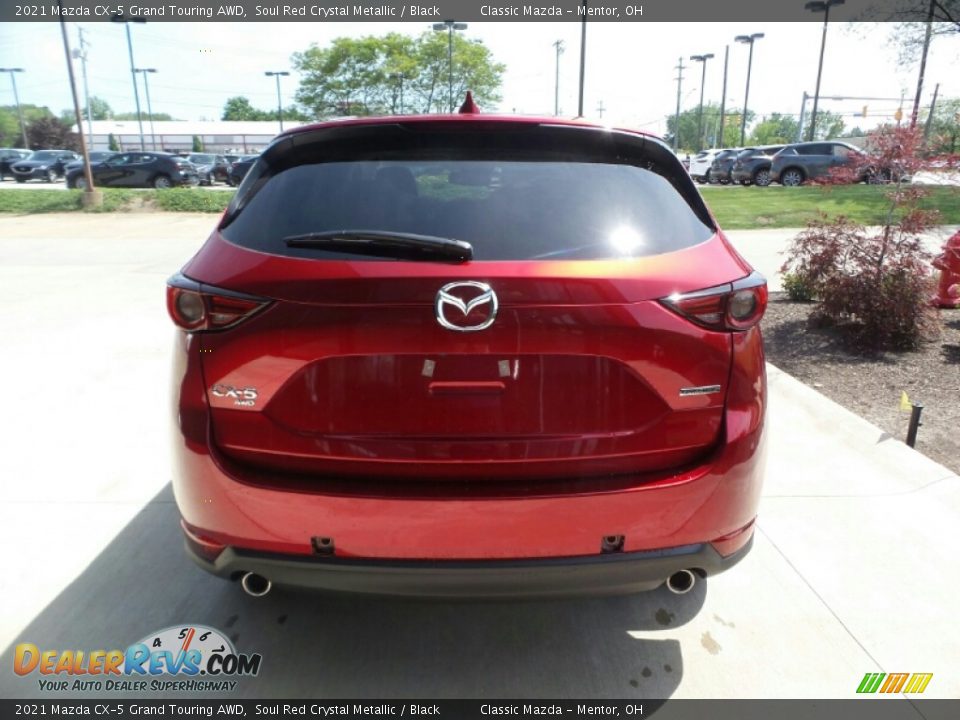 2021 Mazda CX-5 Grand Touring AWD Soul Red Crystal Metallic / Black Photo #5
