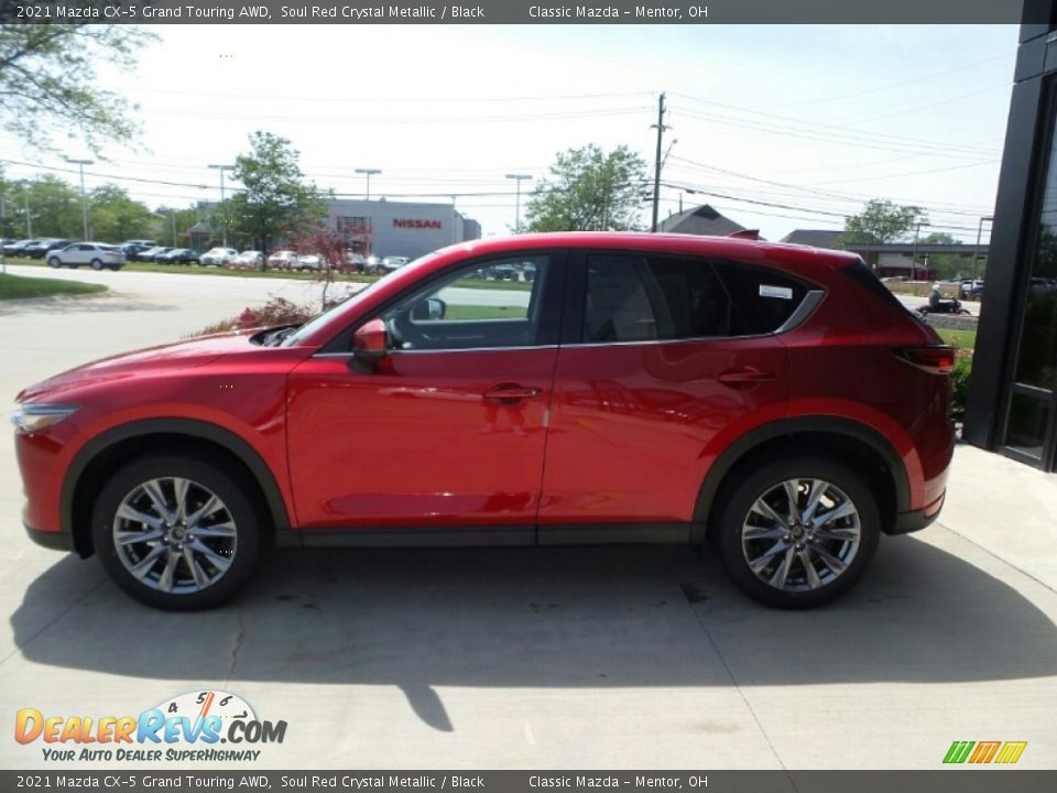 2021 Mazda CX-5 Grand Touring AWD Soul Red Crystal Metallic / Black Photo #6