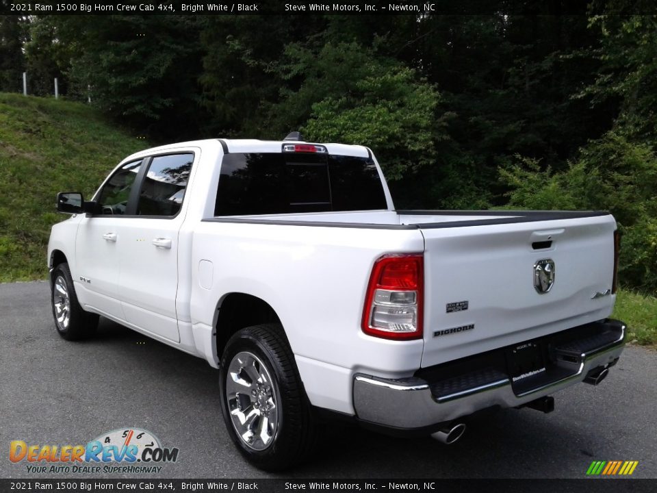 2021 Ram 1500 Big Horn Crew Cab 4x4 Bright White / Black Photo #9