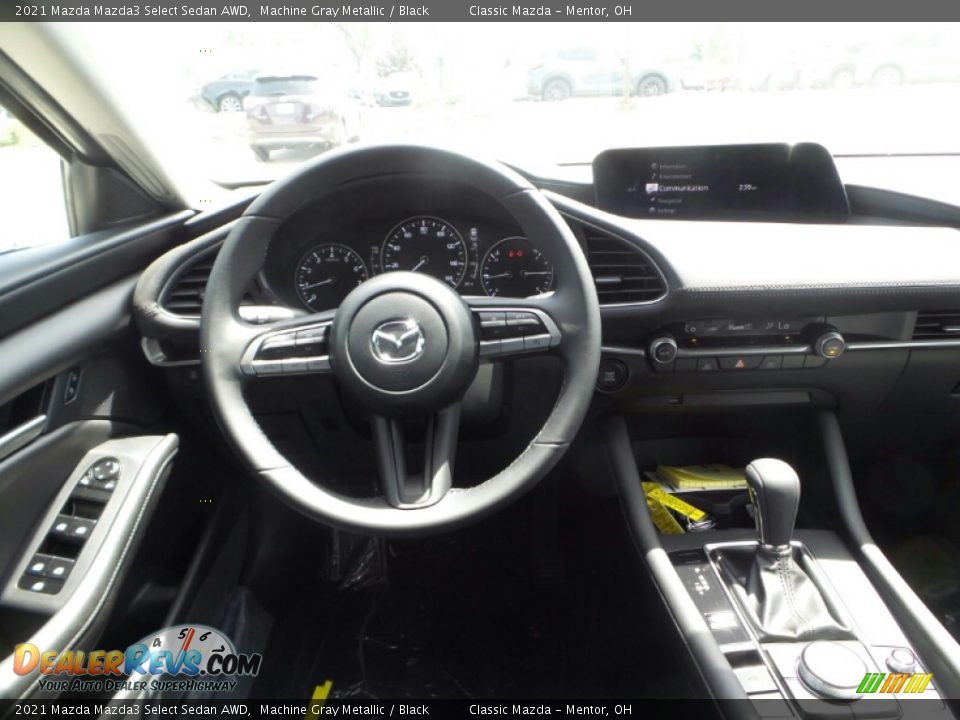 2021 Mazda Mazda3 Select Sedan AWD Machine Gray Metallic / Black Photo #4